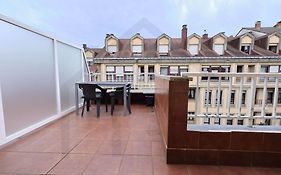 Atico Quintana I - Con Terraza, Vistas A La Ciudad, En El Centro, Con Wifi Y Garaje