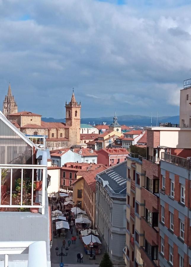 Appartamento Atico Quintana I - Con Terraza, Vistas A La Ciudad, En El Centro, Con Wifi Y Garaje Oviedo Esterno foto