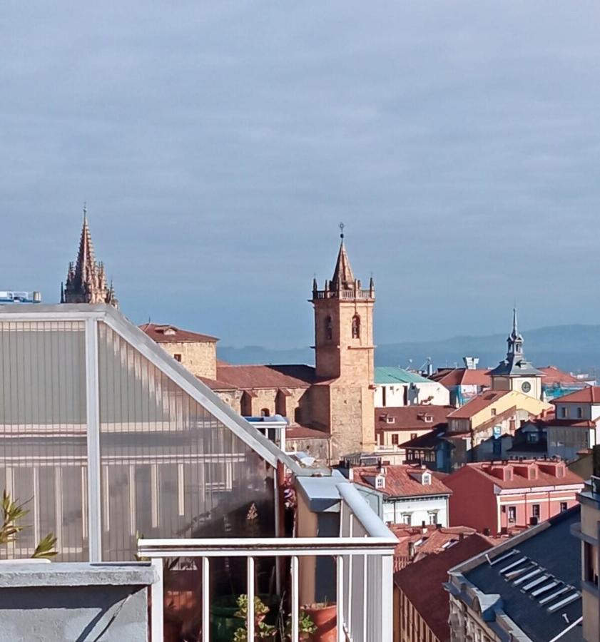 Appartamento Atico Quintana I - Con Terraza, Vistas A La Ciudad, En El Centro, Con Wifi Y Garaje Oviedo Esterno foto