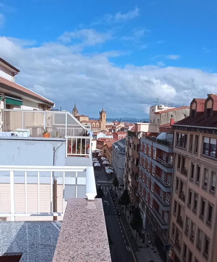 Appartamento Atico Quintana I - Con Terraza, Vistas A La Ciudad, En El Centro, Con Wifi Y Garaje Oviedo Esterno foto