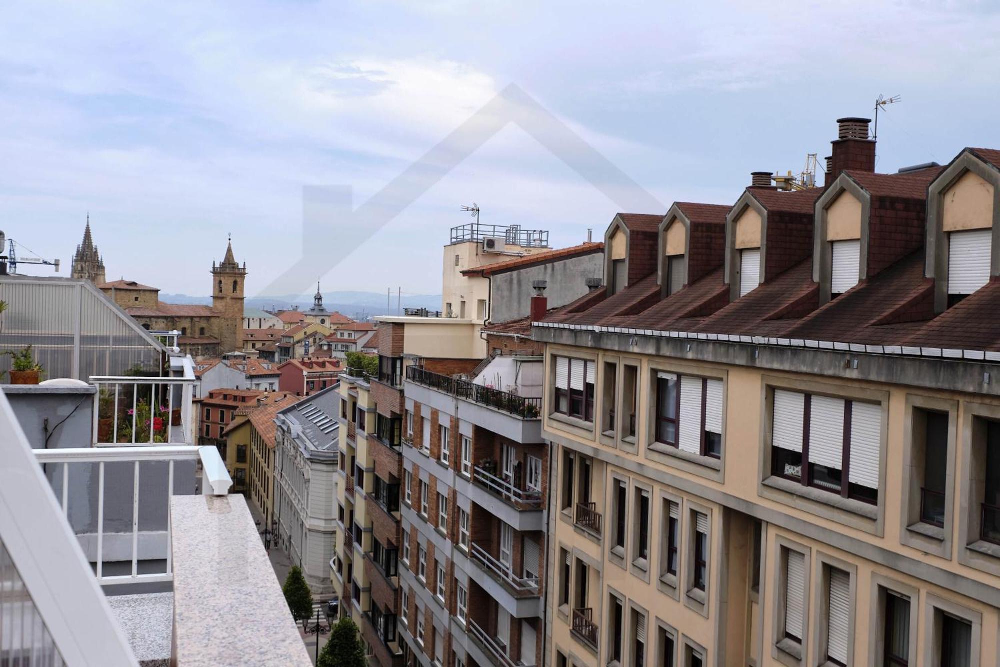 Appartamento Atico Quintana I - Con Terraza, Vistas A La Ciudad, En El Centro, Con Wifi Y Garaje Oviedo Esterno foto