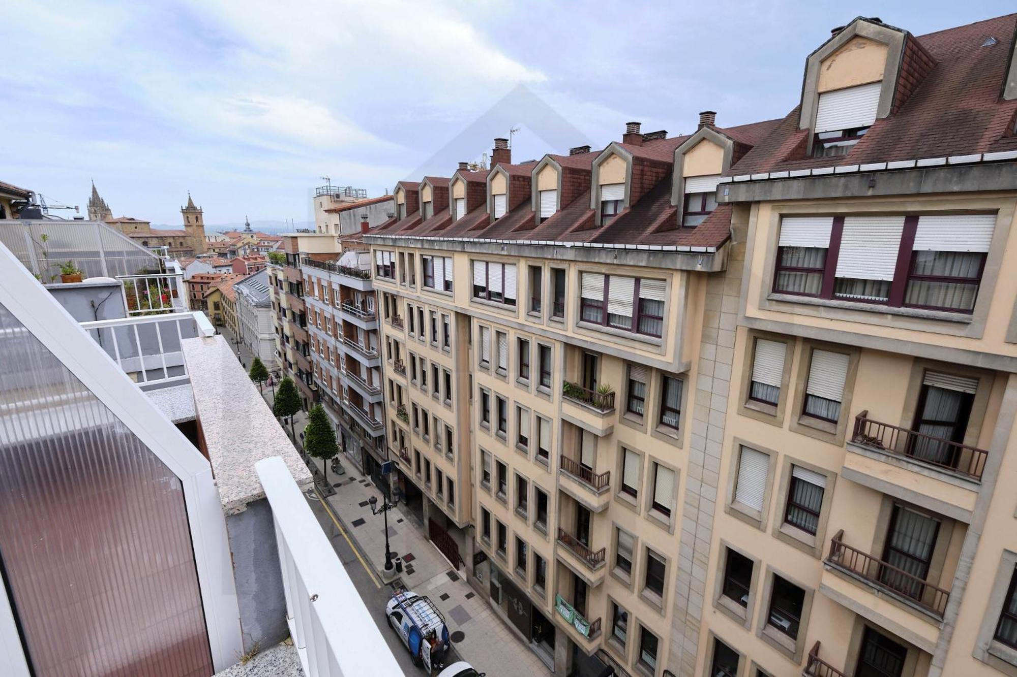 Appartamento Atico Quintana I - Con Terraza, Vistas A La Ciudad, En El Centro, Con Wifi Y Garaje Oviedo Esterno foto